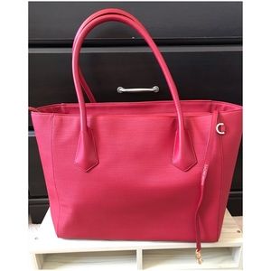 Dagne Dover Signature Tote Legend Dark Cherry